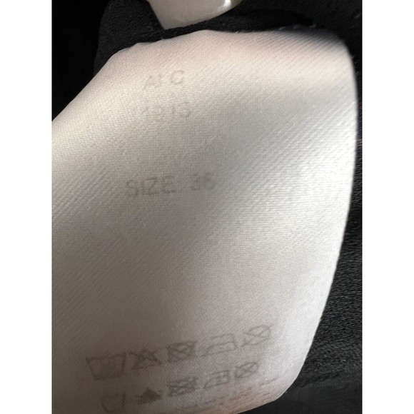 Ganni Floral Georgette Long Sleeve Shift Mini Dress Multicolor Size 36 - Picture 9 of 14